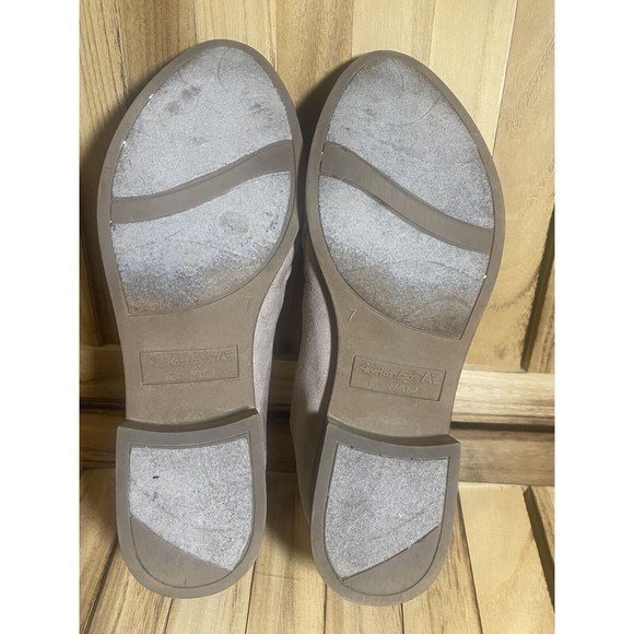 American Eagle W10 Outfitters Dara Ankle Boots Booties Zipper On Sides Tan Sz 7 - Picture 3 of 5